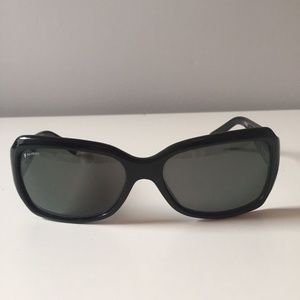 Fossil Polarized Oversized Black Sunglasses